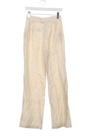 Damenhose Bershka, Größe XS, Farbe Beige, Preis 8,99 €