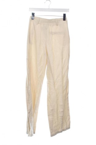 Damenhose Bershka, Größe XS, Farbe Beige, Preis 8,99 €