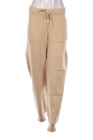 Pantaloni de femei Mango, Mărime XL, Culoare Bej, Preț 87,00 Lei
