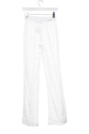 Pantaloni de femei Zara, Mărime XS, Culoare Alb, Preț 68,88 Lei