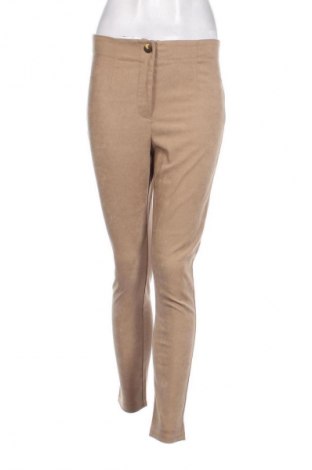 Damskie spodnie Zara, Rozmiar S, Kolor Beżowy, Cena 34,99 zł