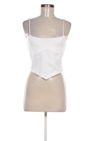 Damentop Gina Tricot, Größe L, Farbe Weiß, Preis € 17,99