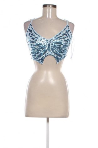 Damentop Gina Tricot, Größe M, Farbe Blau, Preis € 35,99