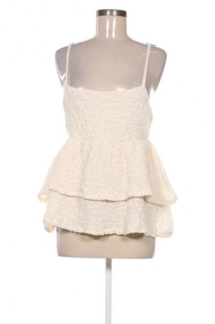 Top de femei Gina Tricot, Mărime L, Culoare Ecru, Preț 176,99 Lei