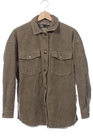 Γυναικείο μπουφάν Zara, Μέγεθος XS, Χρώμα Πράσινο, Τιμή 30,99 €
