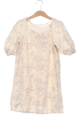 Dětské šaty  Zara, Velikost 7-8y/ 128-134 cm, Barva Krémová, Cena  253,00 Kč