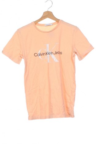 Детска тениска Calvin Klein Jeans, Размер 15-18y/ 170-176 см, Цвят Оранжев, Цена 30,00 лв.