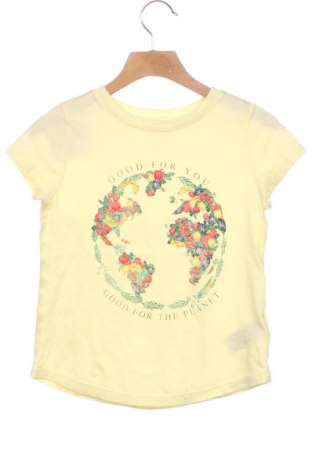 Детска тениска Gap, Размер 4-5y/ 110-116 см, Цвят Жълт, Цена 11,73 лв.