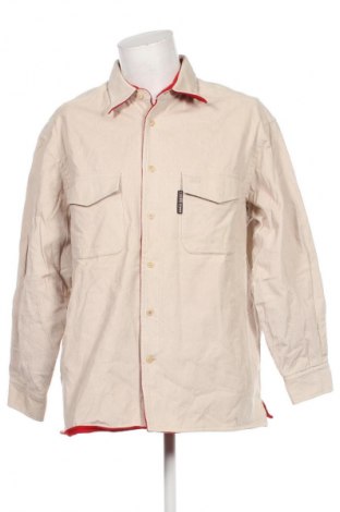 Męska koszula z polaru Think Pink, Rozmiar 3XL, Kolor Beżowy, Cena 407,99 zł