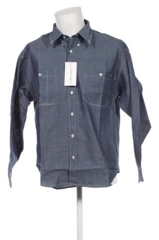 Herrenhemd Unbranded, Größe L, Farbe Blau, Preis 23,46 €