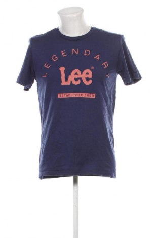 Męski T-shirt Lee, Rozmiar M, Kolor Niebieski, Cena 36,05 zł