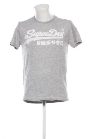 Herren T-Shirt Superdry, Größe L, Farbe Grau, Preis 9,00 €