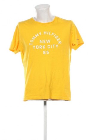 Ανδρικό t-shirt Tommy Hilfiger, Μέγεθος L, Χρώμα Κίτρινο, Τιμή 25,25 €