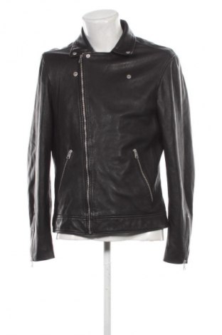 Geacă de piele pentru bărbati AllSaints, Mărime M, Culoare Negru, Preț 700,67 Lei