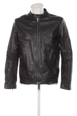 Herren Lederjacke Core By Jack & Jones, Größe L, Farbe Schwarz, Preis 94,99 €