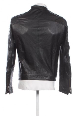 Herren Lederjacke Jack & Jones, Größe S, Farbe Schwarz, Preis € 95,99