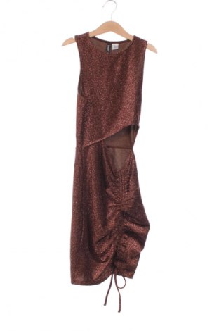 Kleid H&M Divided, Größe XXS, Farbe Braun, Preis € 10,69