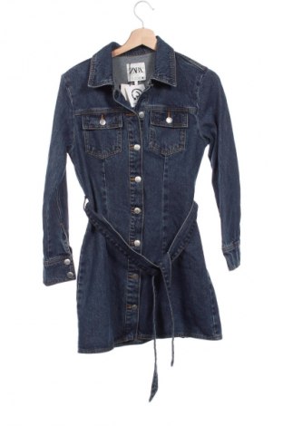Kleid Zara, Größe XS, Farbe Blau, Preis 31,82 €