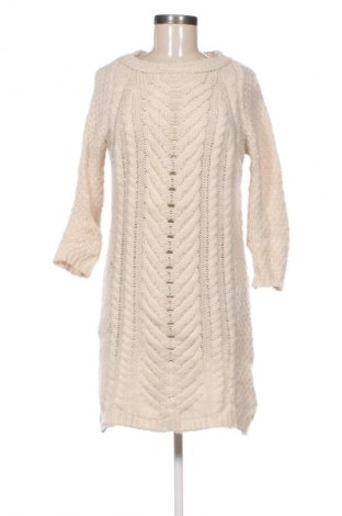 Kleid Zara Knitwear, Größe L, Farbe Ecru, Preis € 16,99