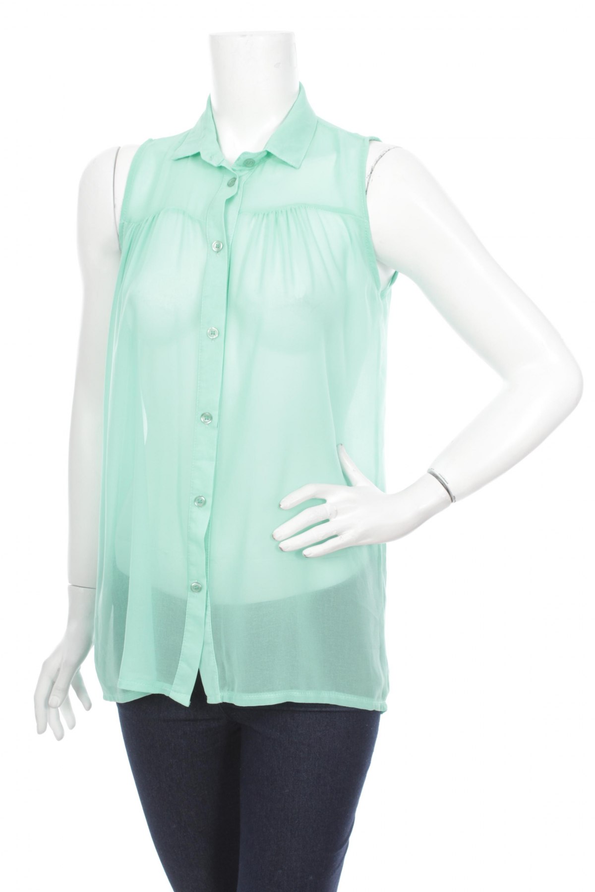Γυναικείο πουκάμισο, Μέγεθος M, Χρώμα Πράσινο, Τιμή 11,75 €