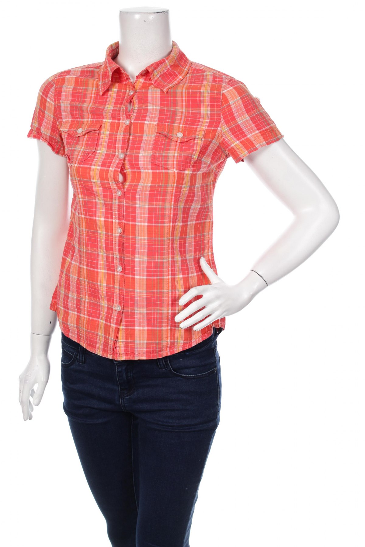 Γυναικείο πουκάμισο H&M L.o.g.g, Μέγεθος S, Χρώμα Πορτοκαλί, Τιμή 9,90 €