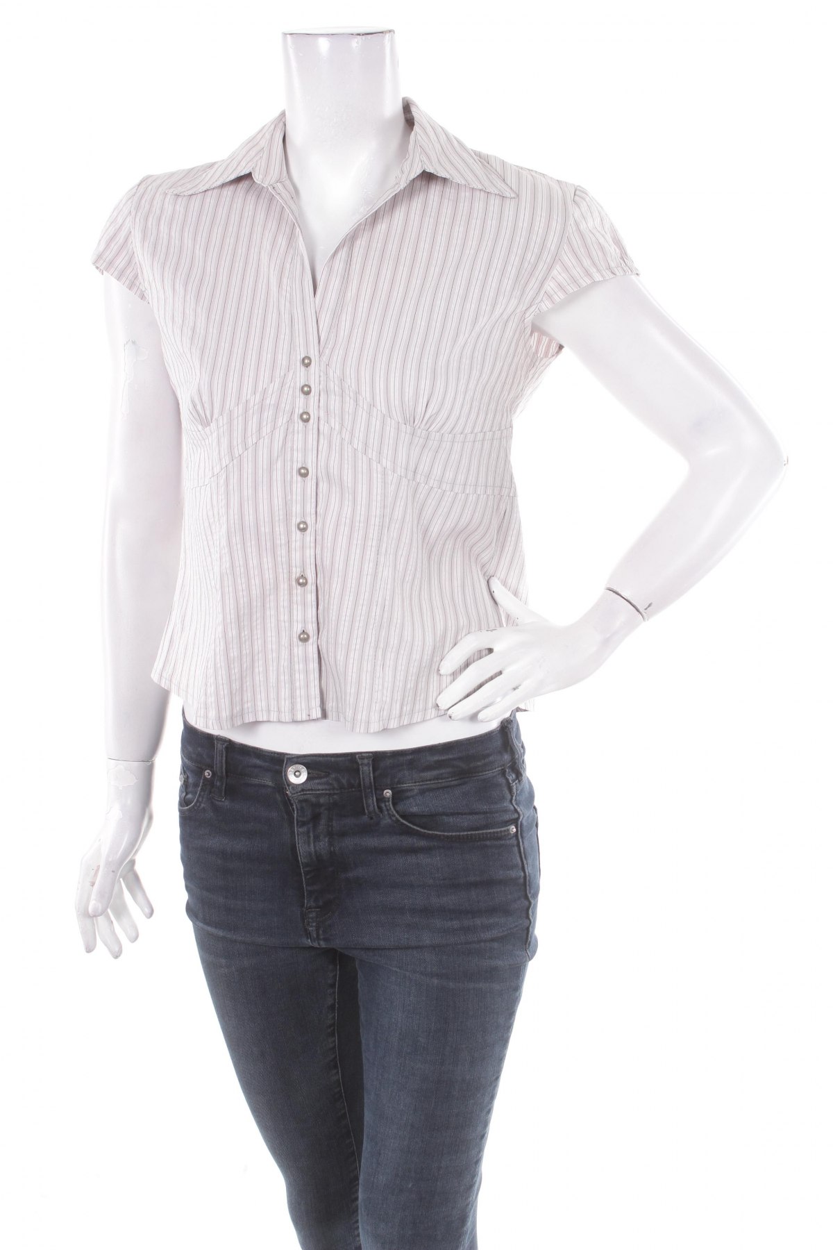 Γυναικείο πουκάμισο Vestino, Μέγεθος M, Χρώμα  Μπέζ, Τιμή 9,28 €