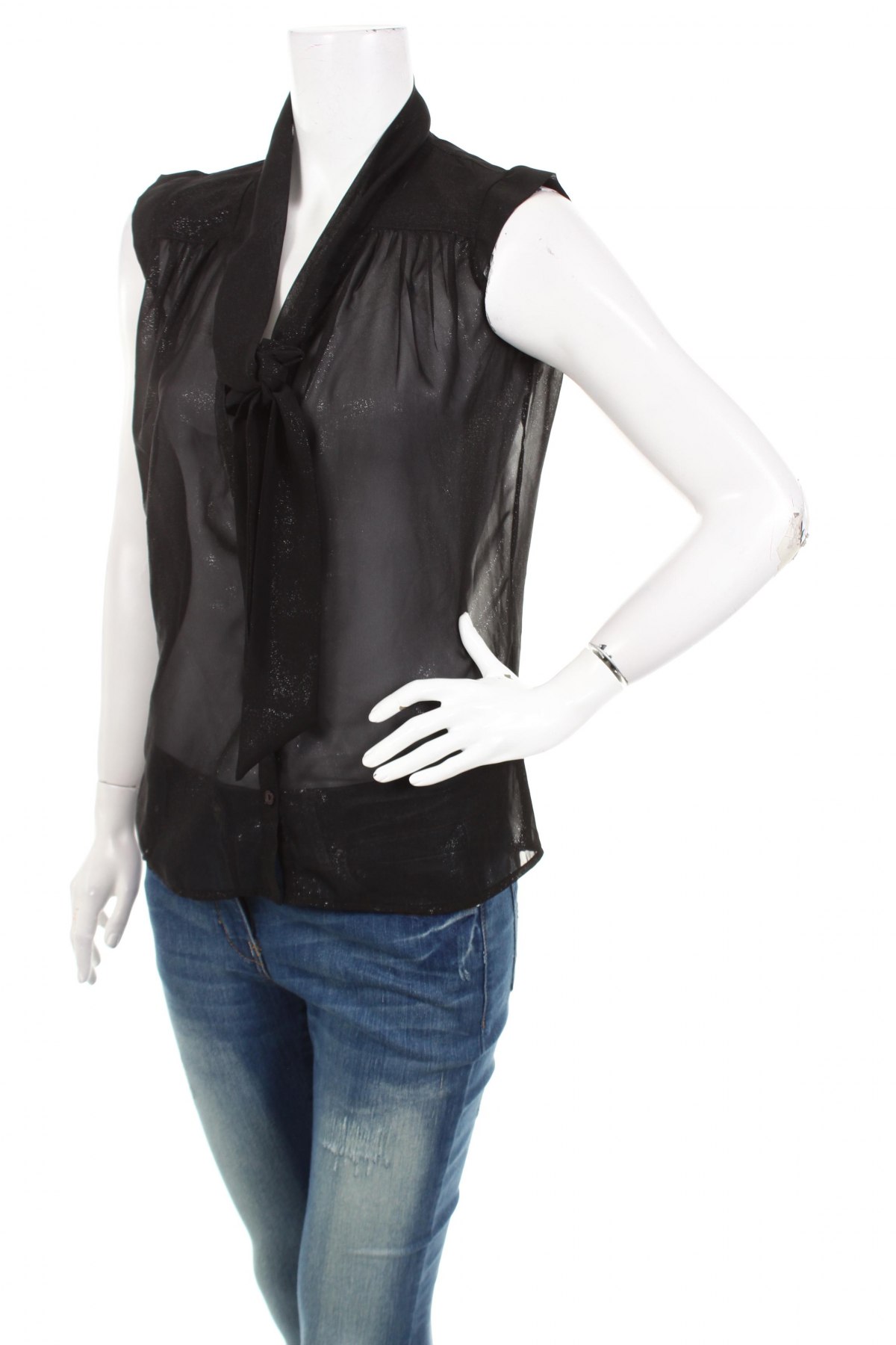 Γυναικείο πουκάμισο, Μέγεθος S, Χρώμα Μαύρο, Τιμή 9,90 €