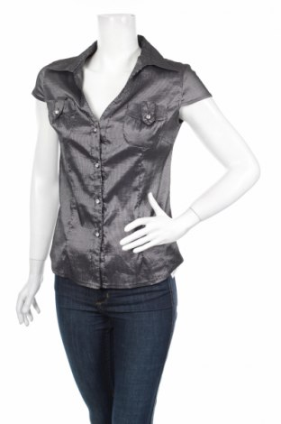 Γυναικείο πουκάμισο, Μέγεθος M, Χρώμα Γκρί, Τιμή 12,37 €