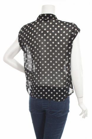 Γυναικείο πουκάμισο Bershka, Μέγεθος M, Χρώμα Μαύρο, Τιμή 11,34 €