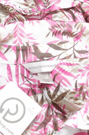 Γυναικείο πουκάμισο Christopher & Banks, Μέγεθος L, Χρώμα Πολύχρωμο, Τιμή 16,08 €