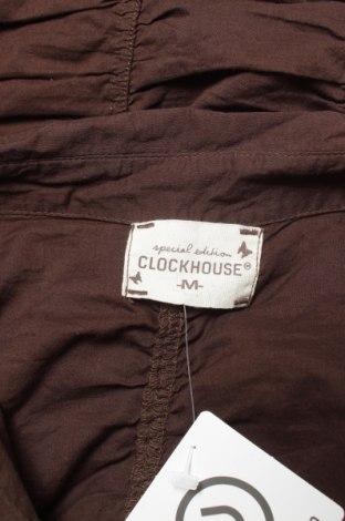Γυναικείο πουκάμισο Clockhouse, Μέγεθος M, Χρώμα Καφέ, Τιμή 14,23 €