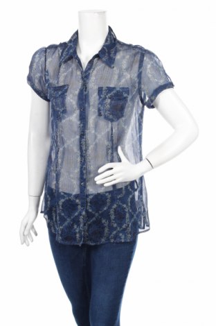 Γυναικείο πουκάμισο Converse, Μέγεθος L, Χρώμα Μπλέ, Τιμή 17,94 €