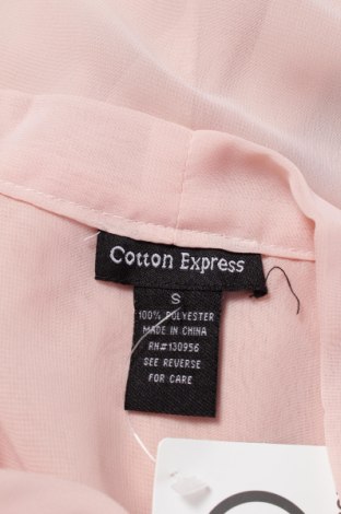 Γυναικείο πουκάμισο Cotton Express, Μέγεθος S, Χρώμα Ρόζ , Τιμή 11,13 €