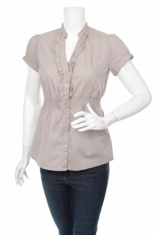 Γυναικείο πουκάμισο Flame, Μέγεθος M, Χρώμα Γκρί, Τιμή 11,34 €