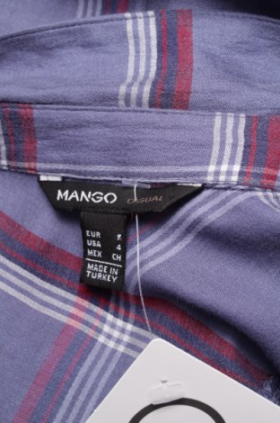 Γυναικείο πουκάμισο Mango, Μέγεθος S, Χρώμα Μπλέ, Τιμή 17,53 €