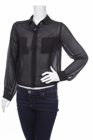Γυναικείο πουκάμισο New Look, Μέγεθος M, Χρώμα Μαύρο, Τιμή 14,95 €