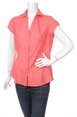 Γυναικείο πουκάμισο Okay, Μέγεθος L, Χρώμα Κόκκινο, Τιμή 12,37 €