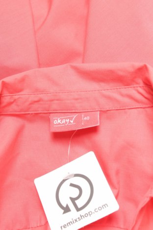 Γυναικείο πουκάμισο Okay, Μέγεθος L, Χρώμα Κόκκινο, Τιμή 12,37 €