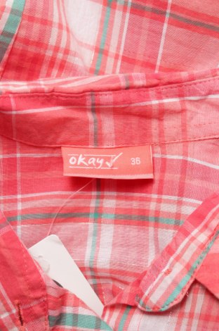Γυναικείο πουκάμισο Okay, Μέγεθος S, Χρώμα Πολύχρωμο, Τιμή 11,13 €