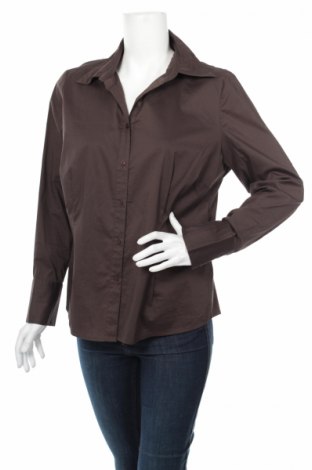 Γυναικείο πουκάμισο Yessica, Μέγεθος XL, Χρώμα Καφέ, Τιμή 15,41 €