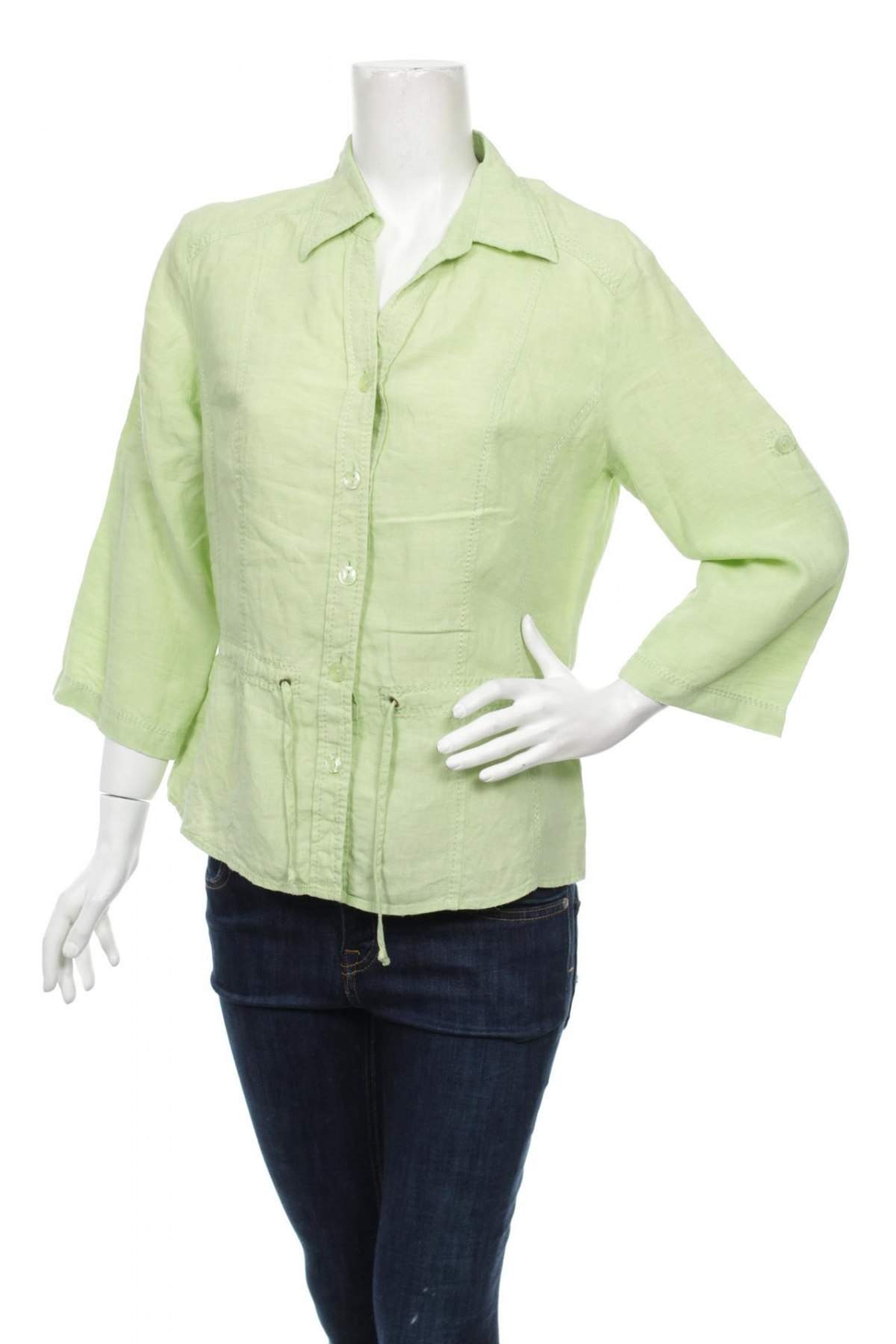 Γυναικείο πουκάμισο Bianca, Μέγεθος L, Χρώμα Πράσινο, Τιμή 19,18 €