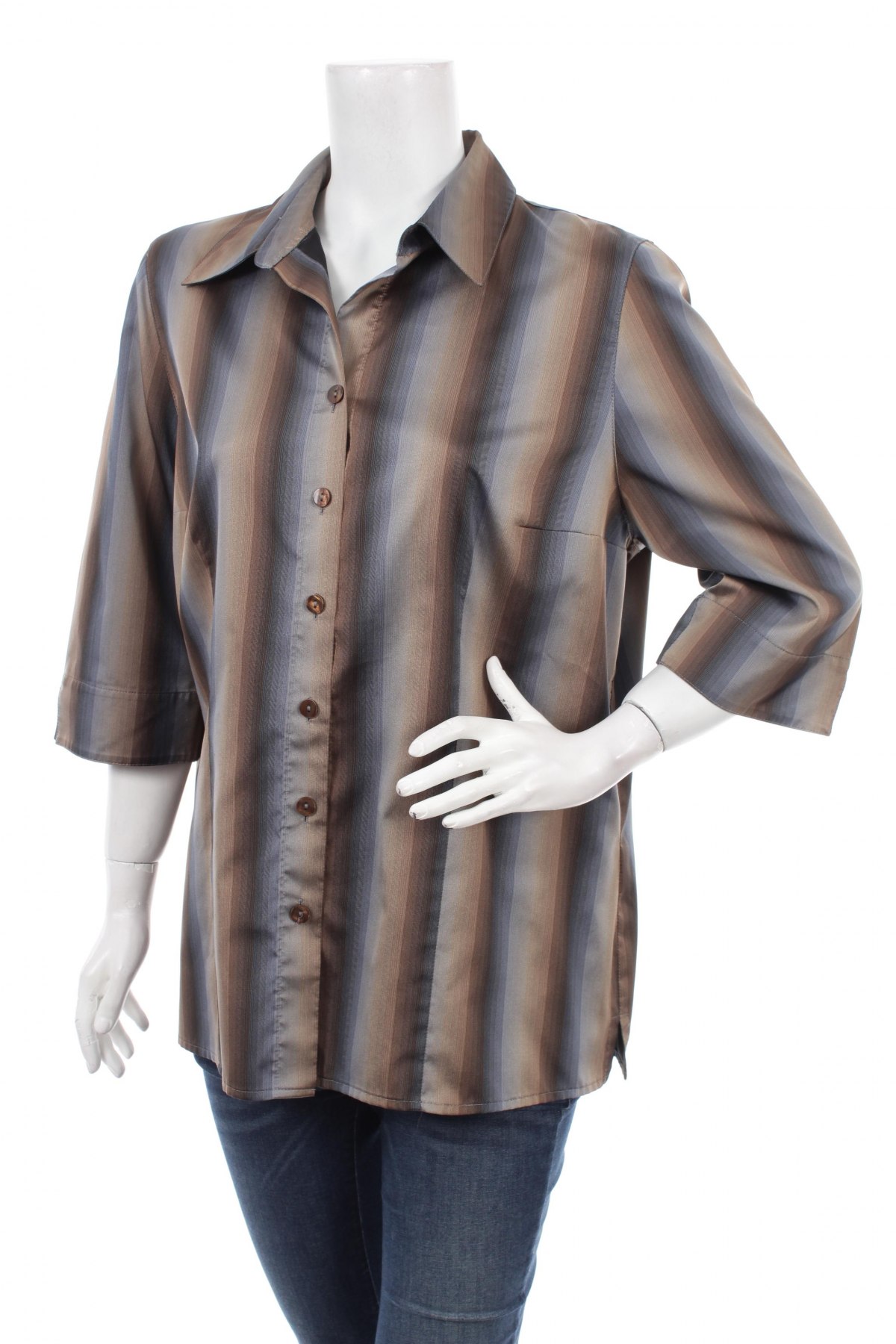 Γυναικείο πουκάμισο Bonita, Μέγεθος XL, Χρώμα Πολύχρωμο, Τιμή 18,04 €