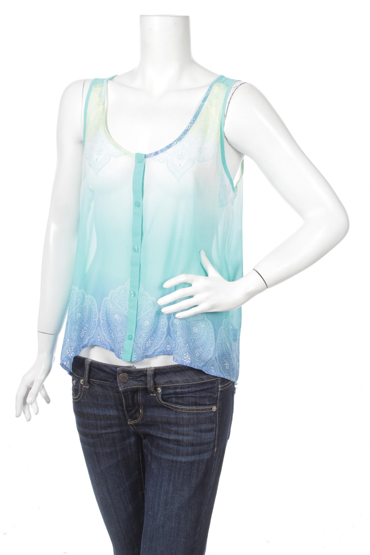 Γυναικείο πουκάμισο Candie's, Μέγεθος L, Χρώμα Πολύχρωμο, Τιμή 11,13 €