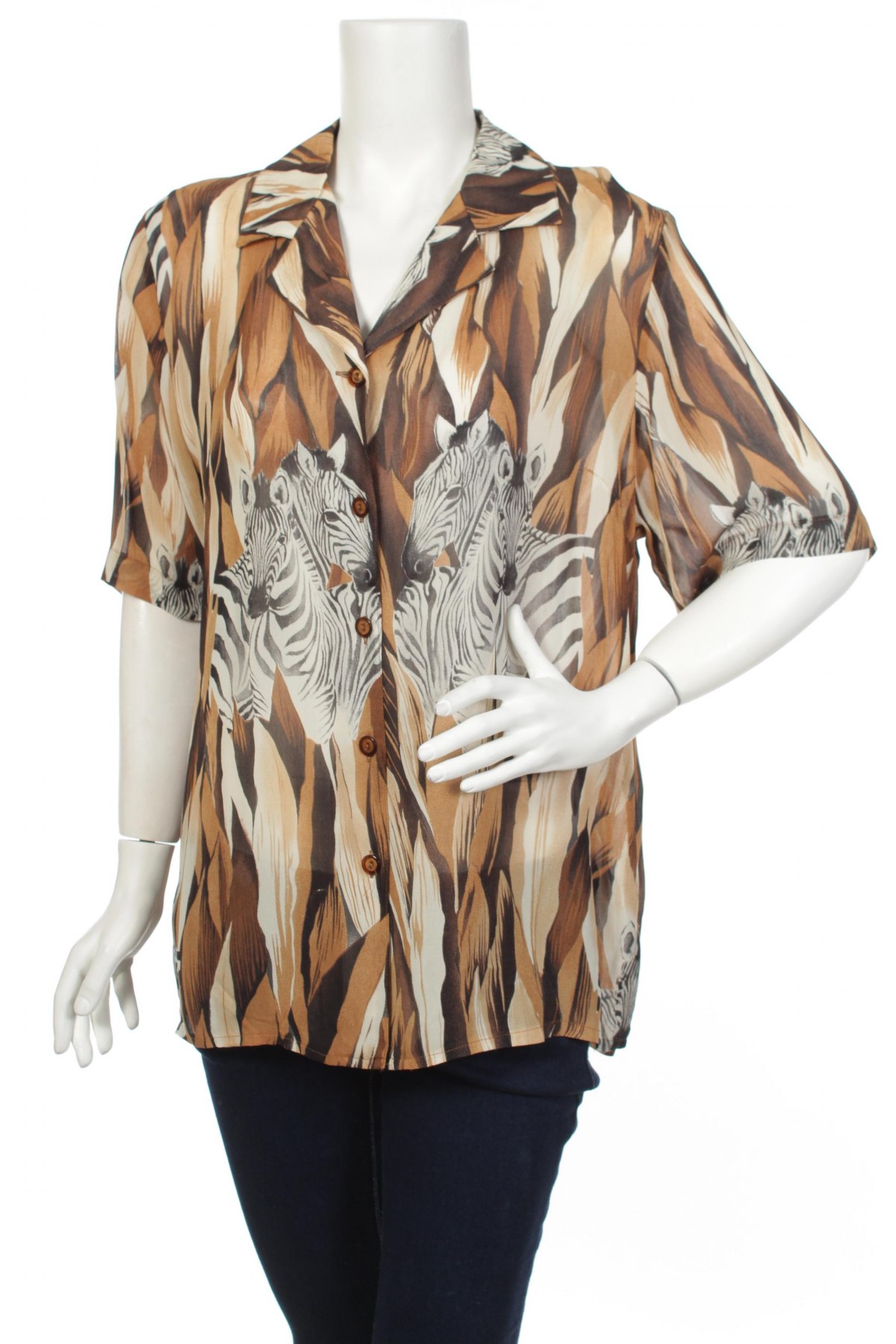 Γυναικείο πουκάμισο Fabiani, Μέγεθος L, Χρώμα Πολύχρωμο, Τιμή 9,28 €