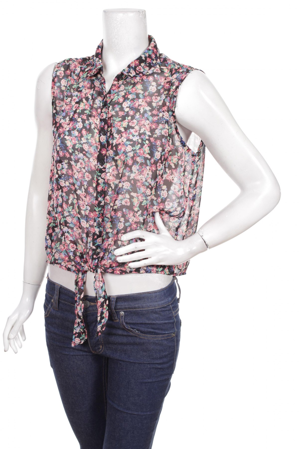 Γυναικείο πουκάμισο Fb Sister, Μέγεθος L, Χρώμα Πολύχρωμο, Τιμή 9,28 €