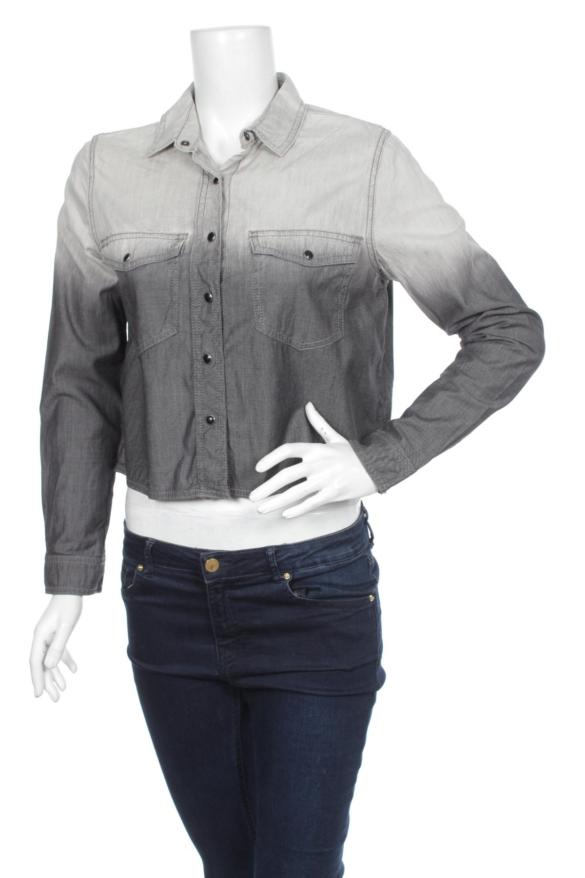 Γυναικείο πουκάμισο Kookai, Μέγεθος M, Χρώμα Γκρί, Τιμή 14,23 €