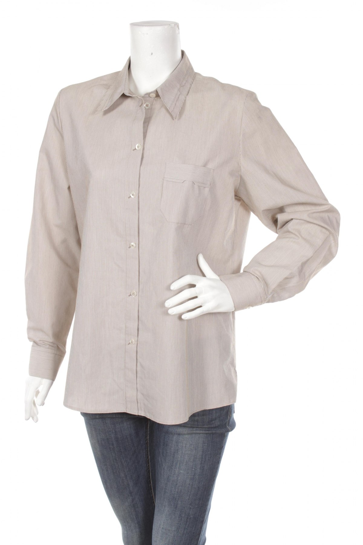 Γυναικείο πουκάμισο, Μέγεθος L, Χρώμα  Μπέζ, Τιμή 16,08 €