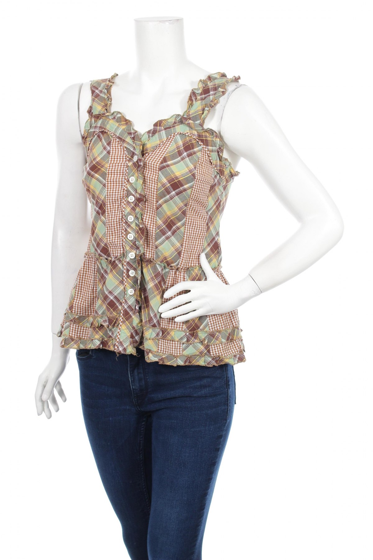 Γυναικείο πουκάμισο Missyou, Μέγεθος S, Χρώμα Πολύχρωμο, Τιμή 11,13 €