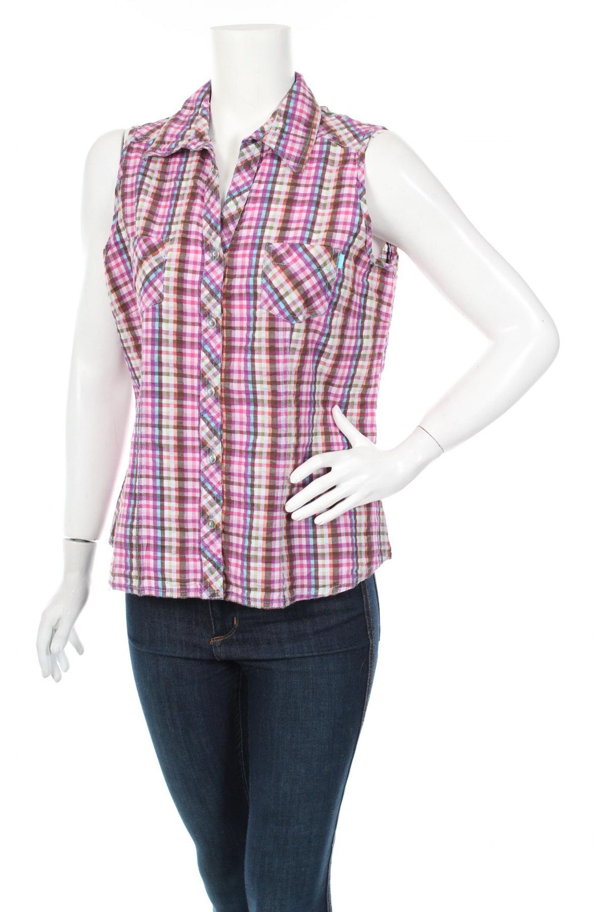 Γυναικείο πουκάμισο Nkd, Μέγεθος L, Χρώμα Πολύχρωμο, Τιμή 14,42 €