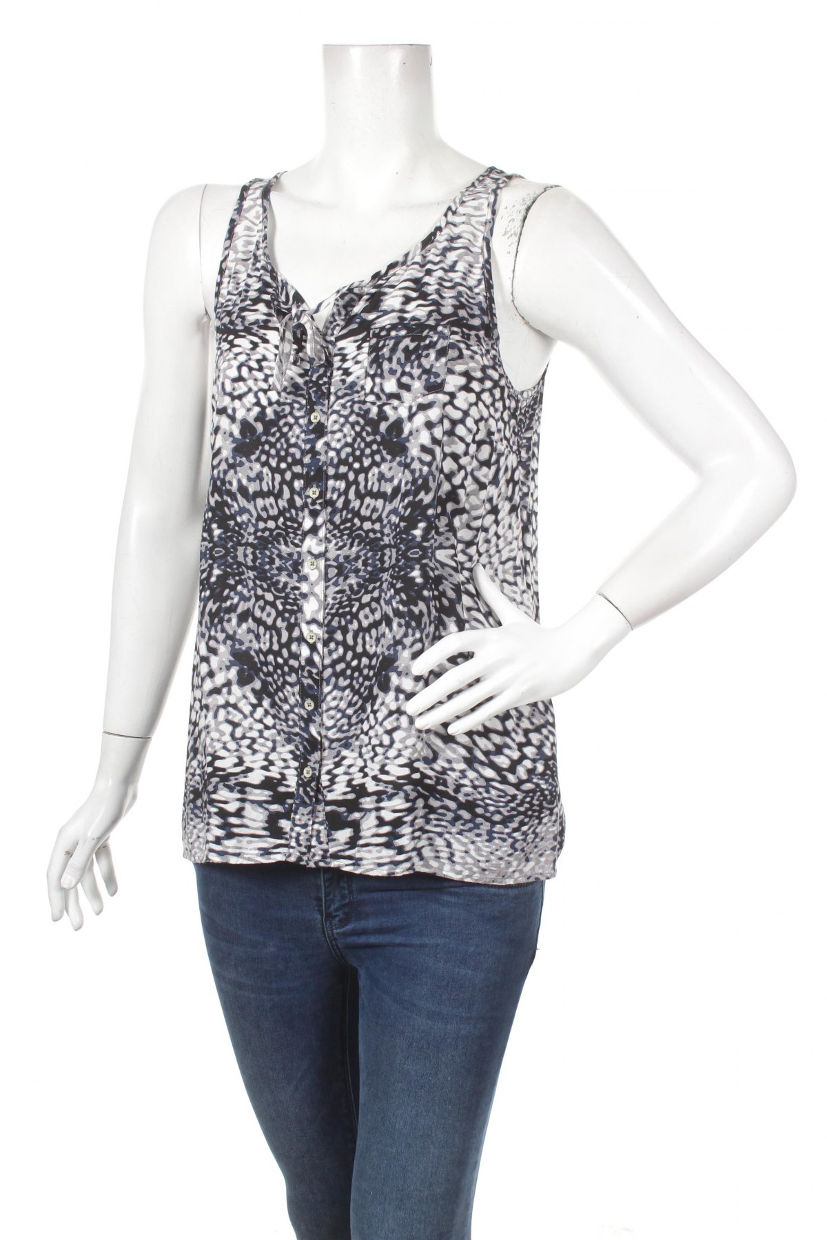 Γυναικείο αμάνικο μπλουζάκι S.Oliver, Μέγεθος L, Χρώμα Πολύχρωμο, Τιμή 28,45 €